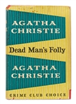 First Edition of ''Dead Man's Folly'' by Agatha Christie, in Original Dust Jacket