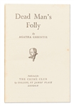 First Edition of ''Dead Man's Folly'' by Agatha Christie, in Original Dust Jacket