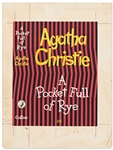 Original First Edition Artwork by Bruce Roberts for the Agatha Christie Crime Novel A Pocket Full of Rye