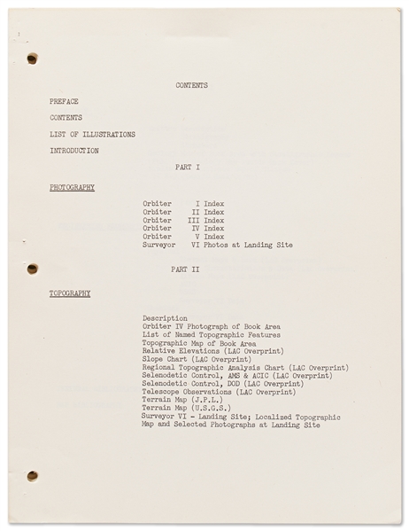 NASA Report Regarding the Moon's Surface -- Original Copy of ''Lunar Surface Data Book 19'' Published November 1968