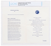 Original Apollo 11 Launch Invitation -- Encapsulated by CAG