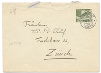 Carl Jung Autograph Letter Signed -- ''...My liver is fine again, and so is my heart...''