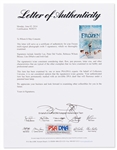 ''Frozen'' Cast-Signed 11'' x 17'' Poster Photo -- Signed by Director Jennifer Lee, Animators Rebecca Bresee and Lino DiSalvo, Actor Josh Gad & Producer Peter Del Vecho -- With PSA/DNA COA