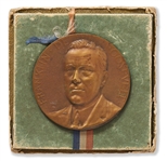 Franklin D. Roosevelt Bronze Medal by Sculptor John Paulding