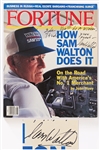 Sam Walton Signed Fortune Magazine -- With PSA/DNA COA