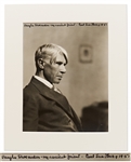 Carl Sandburg Signed 8 x 10 Photo, Inscribed to His ancient friend