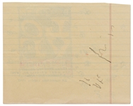 Robert Indiana Signed ''LOVE'' Sketch -- Indiana's Draft for the Artwork Promoting the ''Encounter'' Exhibition at the Warren Benedek Gallery in 1973