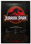 Jurassic Park Cast-Signed Poster -- Signed by Jeff Goldblum, Laura Dern & Sam Neill