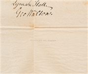 1833 Force Declaration of Independence From Original Copper Plate -- Still Within ''American Archives''