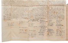 1833 Force Declaration of Independence From Original Copper Plate -- Still Within ''American Archives''