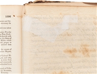 1833 Force Declaration of Independence From Original Copper Plate -- Still Within ''American Archives''