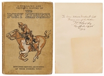 W.F. Cody Buffalo Bill Signed First Printing of The Pony Express