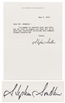 Stephen Sondheim Letter Signed -- …my life is simply too busy…