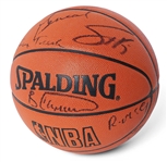 Chicago Bulls Team-Signed Basketball from 1993 -- Signed by 13 Players Including Michael Jordan, Scottie Pippen, Horace Grant, B.J. Armstrong & Bill Cartwright