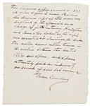 Grover Cleveland Lot Regarding the Spanish-American War -- Cleveland Signs an Executive Order in 1896 Establishing U.S. Neutrality & Also Reflects on the Virginius Affair in a Handwritten Statement