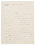 Grover Cleveland Autograph Letter Signed Regarding the 4th of July -- ''American patriotism and our national pride...may be measured by the zeal...with which the Fourth of July is celebrated''