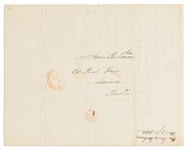 James Buchanan Autograph Letter Signed with Political Content Regarding Presidential Candidates After William Henry Harrison's Death -- Also Includes Buchanan's Free Franked Signature