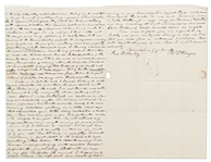 Rutherford B. Hayes Autograph Letter Signed, with Exceptional Political Content -- ''…the downward road to anarchy which finds its grave in military depotism seems so easy of descent…''
