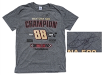 Dale Earnhardt Jr. Worn and Signed Daytona 500 Shirt