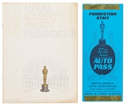 37th Academy Awards Presentation Program