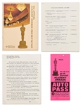 41st Academy Awards Presentation Program