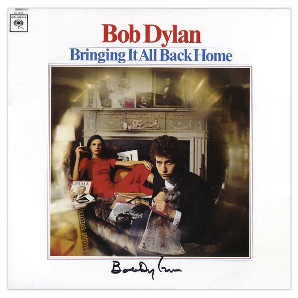 Bob Dylan Signed Album ''Bringing It All Back Home'' -- With a COA From Jeff Rosen