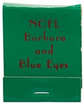 Fun Memento Owned by Frank Sinatra, His Personal Set of Matches for the Christmas Holidays -- Blue Eyes