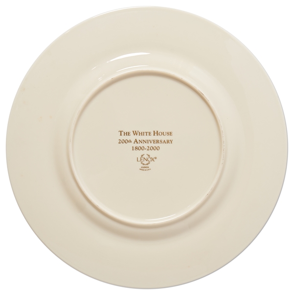 Bill Clinton White House China Salad Plate to Honor the 200th Anniversary of the White House