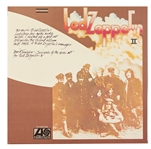 David Juniper Signed Led Zeppelin II Album -- The music of Led Zeppelin I had blown me away...