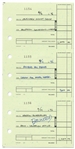 Barack Obama Handwritten Bank Ledger -- One Check Marked as Bounced