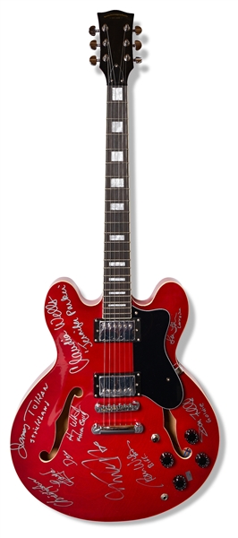 ''Back to the Future'' Cast-Signed Guitar -- Signatures Include Michael J. Fox, Who Played a Similar Guitar in the Climactic Sequence of the 1985 Film