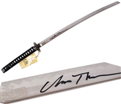 Uma Thurman Signed Katana Sword, Her Weapon From Kill Bill