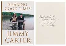 Jimmy Carter Signed First Edition of His Book Sharing Good Times -- With PSA/DNA COA