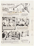 John Cullen Murphy Prince Valiant Sunday Comic Strip Original Artwork -- #2379 Dated 12 September 1982