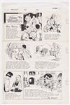 John Cullen Murphy Prince Valiant Sunday Comic Strip Original Artwork -- #3021 Dated 1 January 1995