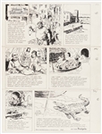 John Cullen Murphy Prince Valiant Sunday Comic Strip Original Artwork -- #3360 Dated 1 July 2001