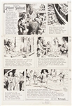 John Cullen Murphy Prince Valiant Sunday Comic Strip Original Artwork -- #3438 Dated 29 December 2002