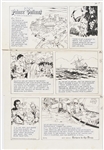 John Cullen Murphy Prince Valiant Sunday Comic Strip Original Artwork -- #3441 Dated 19 January 2003