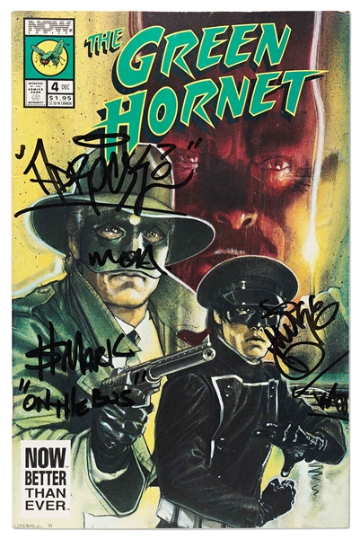 Beastie Boys Signed The Green Hornet Comic Book from 1991 -- Signed by Ad-Rock, MCA, Mike D and Money Mark -- With Epperson COA