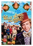 Willy Wonka Cast-Signed 12 x 17 Photo -- With Beckett COA for Eight Signatures