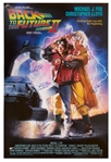 "Back to the Future II" Cast-Signed Poster -- Includes Signatures of Michael J. Fox and Christopher Lloyd