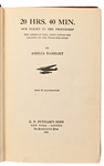 Amelia Earhart Signed First Edition of ''20 Hrs. 40 Mins.'' -- The Memoir of Her 1928 Transatlantic Flight