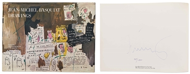 Jean-Michel Basquiat Signed First Edition of His Drawings