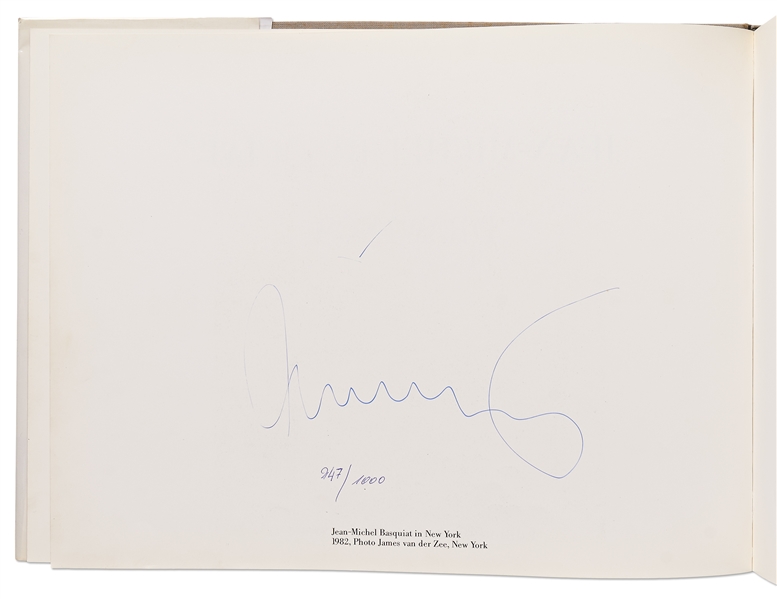 Jean-Michel Basquiat Signed First Edition of His ''Drawings''