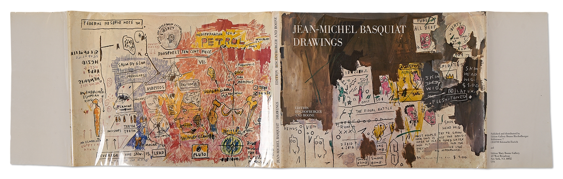 Jean-Michel Basquiat Signed First Edition of His ''Drawings''