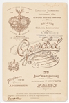Alfred Dreyfus Signed Cabinet Card -- The Man Wrongfully Convicted of Spying for Germany in the Dreyfus Affair