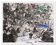 Wizard of Oz 10 x 8 Photo Signed by 11 of the Munchkins -- With PSA/DNA COA