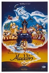 ''Aladdin'' Photo Signed by Scott Weinger Who Voiced the Character of Aladdin and Linda Larkin Who Voiced Princess Jasmine -- With Beckett COA