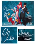 Kathleen Turner & Charles Fleischer Signed 11 x 14 Photo from Who Framed Roger Rabbit? -- With JSA COA