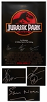 Jurassic Park Cast-Signed Poster -- Signed by Jeff Goldblum, Laura Dern & Sam Neill